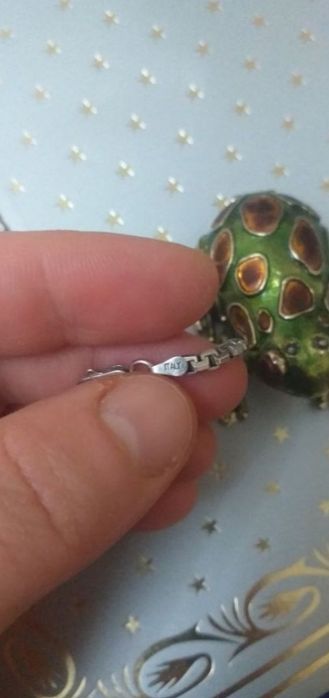 Браслет серебряный мужской итальян