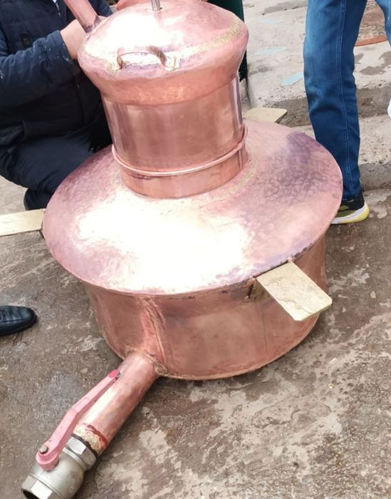 Vand cazan de țuică de cupru capacitate de 150 litri