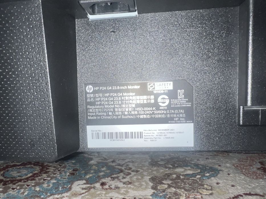 Монитор hp, hdmi