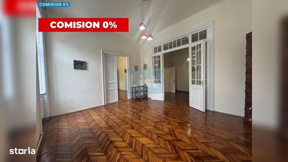 C0MISION 0! 3 camere 91mp, tavan inalt, 2bai, imobil tip vila, central — fotografia 1