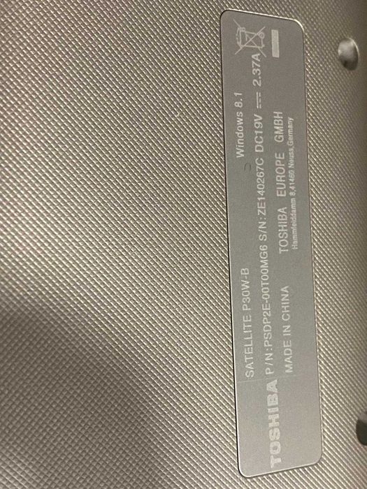 Toshiba Sattelite P30W
