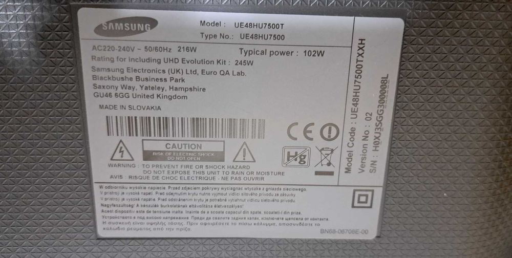 Vand Televizoare Samsung UE48HU7500TXXH 3D 4K si LG 42LN5400-ZA.BEEYLJG FHD