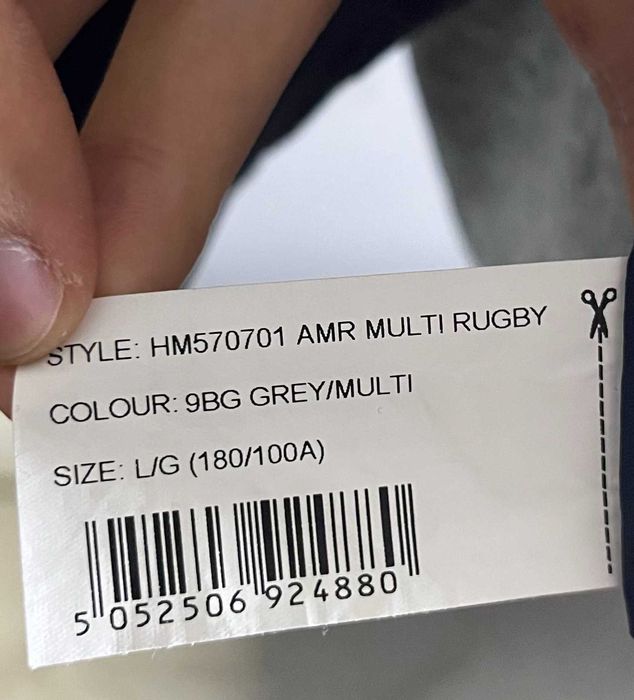 Hackett Aston Martin Racing Multi Rugby Shirt Мъжка Блуза