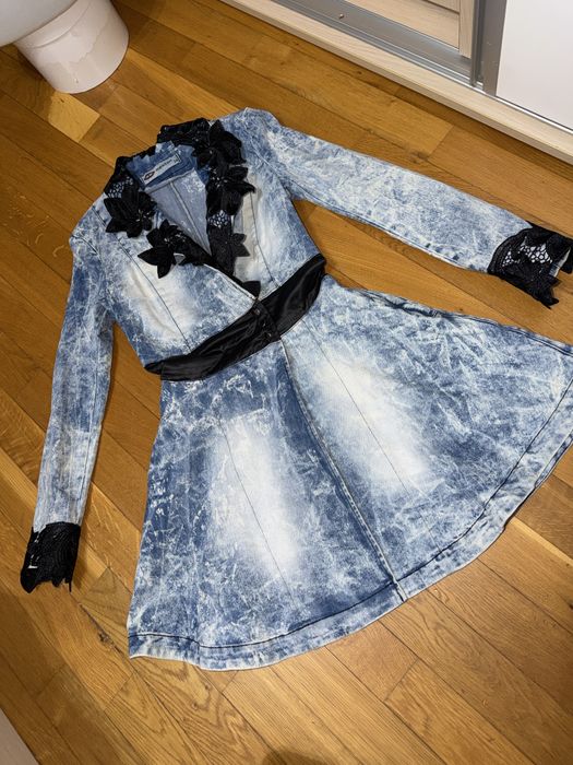 Rochie tip palton mexton nr 34 denim