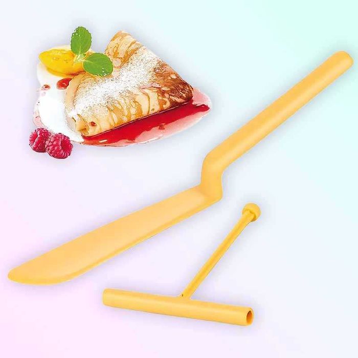 Шпатула за палачинки с ролер практичен помощник за перфектни палачинки