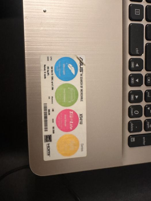 Laptop ASUS X541U – i5, 1TB, 4GB RAM