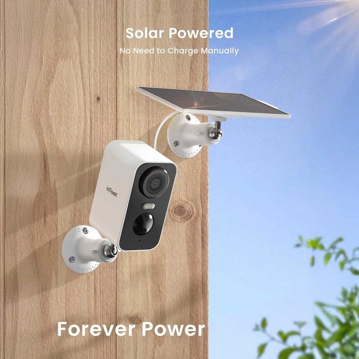 Въшна камера със соларен панел ieGeek ZS-GX3S 3MP НОВА ЧЕРНА
