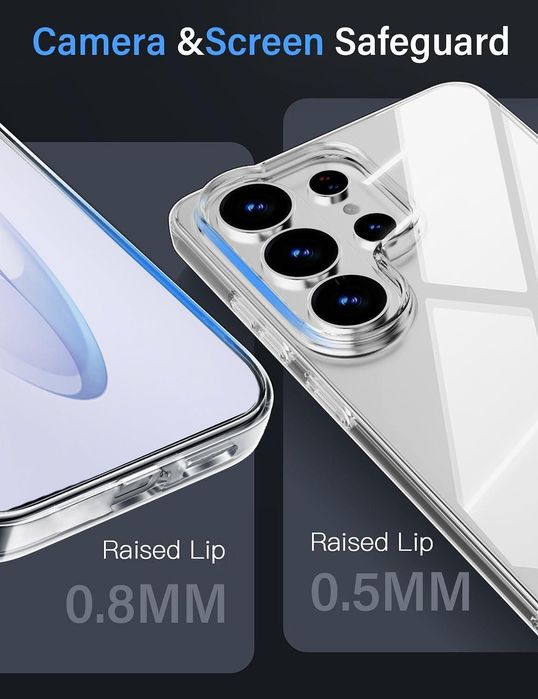 Прозрачен кейс space case за samsung galaxy s26 ultra