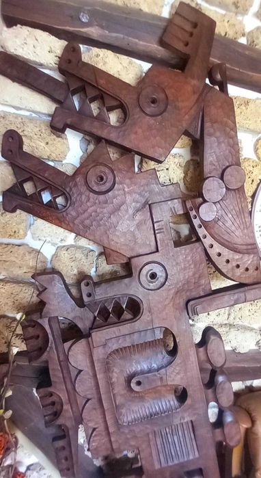 Дърворезба , Пано (голямо) 3 метра / , уникат на проф .Кънчо Цанев