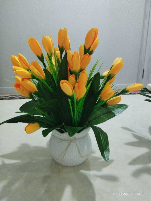 Suniy gullar, Искусственные цветы