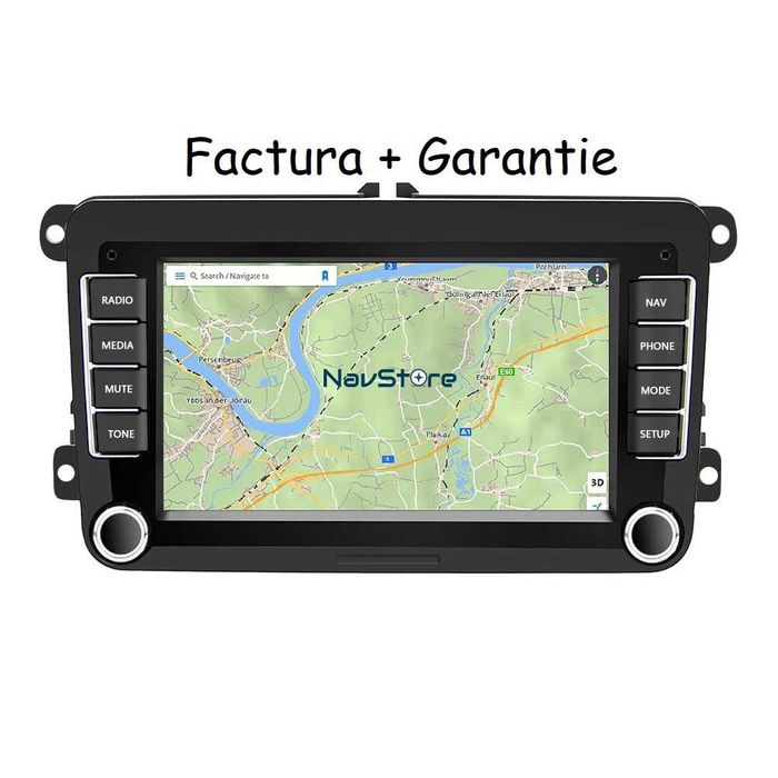 Navigatie Android Dedicata 7Inch, 2Gb Ram/VW Passat/Tiguan/Golf/Skoda