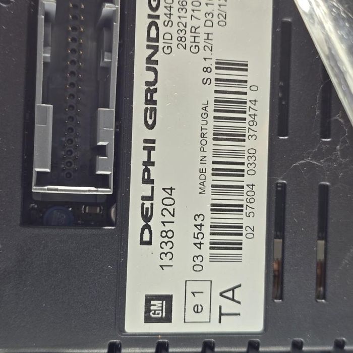 CD Player auto radio CD 30 MP3 Opel Corsa D