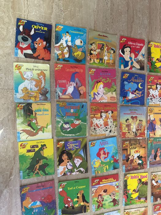 31 cărticele Colecție egmont mini Disney Walt Disney română egmont România