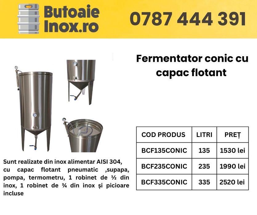 Livram prin curier Butoaie inox butoi  30 50 60 100 litri 300 200
