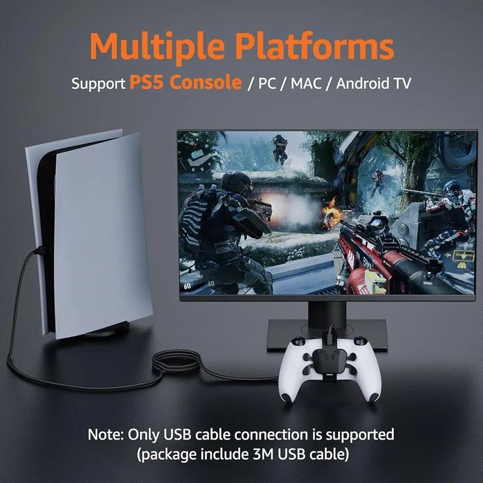 Paddles for PS5 Controller with MIC Function, Plug and Play