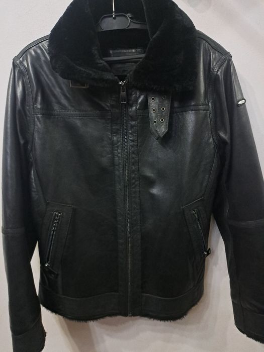Кожено яке с топла подплата!