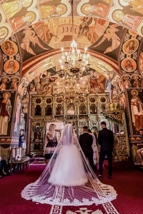 Rochie mireasa unicata + voal mireasa CADOU