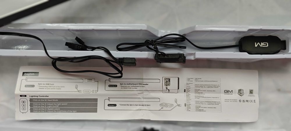 RGB LED Лайт Бар за PC Кутия – Двустранно Осветление, ARGB