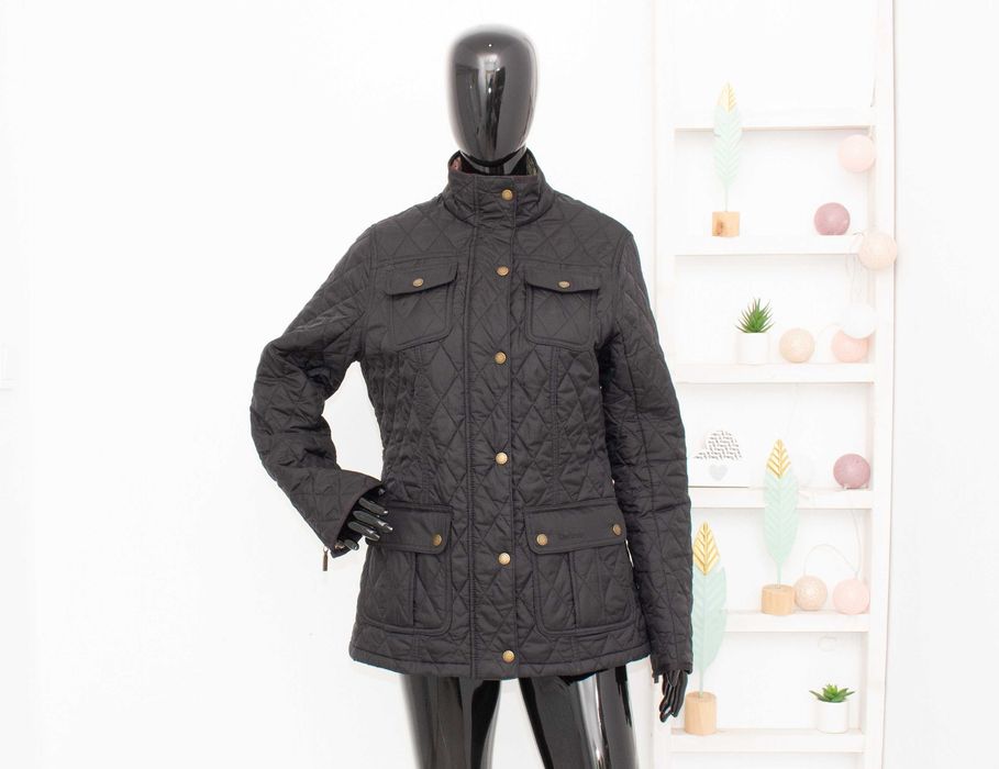 Barbour Ruskin Quilt William Morris дамско яке черно английско 40 M