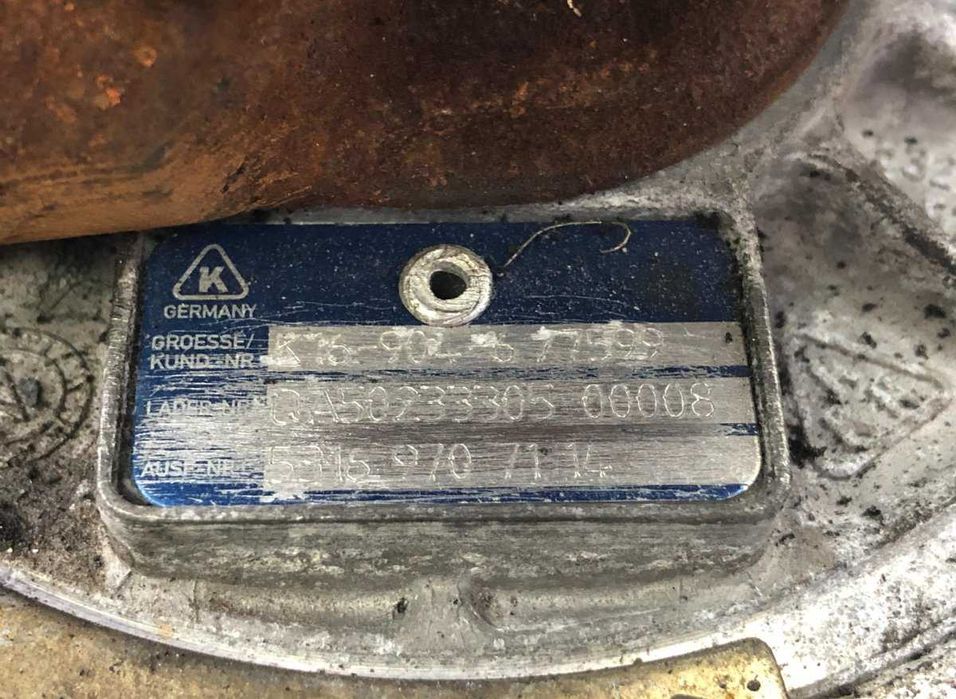 Turbosuflanta BorgWarner OM904 MERCEDES-BENZ -Piese de schimb MERCEDES