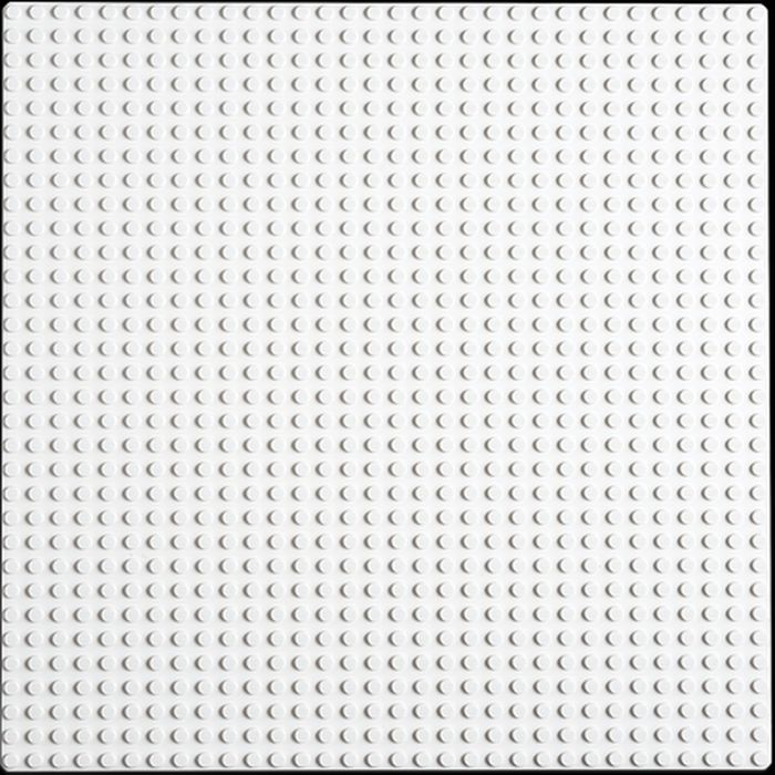 Оригинальная белая строительная пластина лего