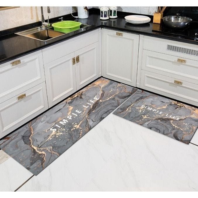 Водоустойчиви постелки комплект 2бр за кухня и баня - различни модели