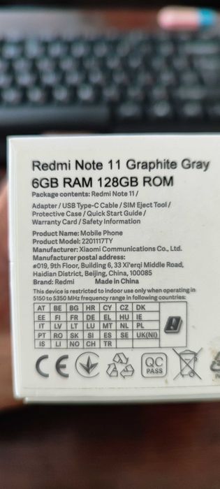 Xiaomi Note 11 6GB RAM / 128GB