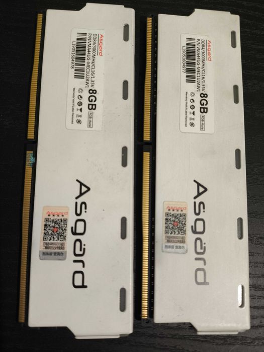 Asgard ddr4 3000Mhz 2x8Gb