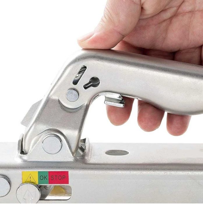 Универсална ключалка/лапа за теглич на ремарке - Ф50мм/800кг.