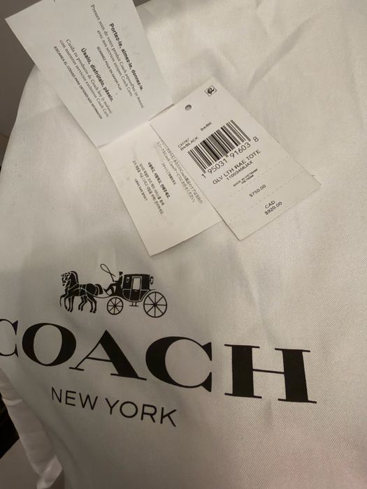 Сумка coach кожа оригинал
