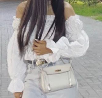 белый блузка жана