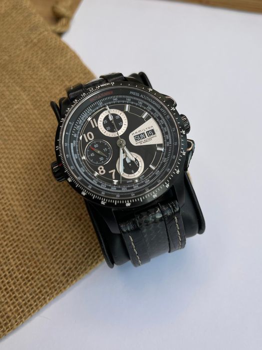 Hamilton Valjoux 7750 - impecabil - 44mm - H76686735