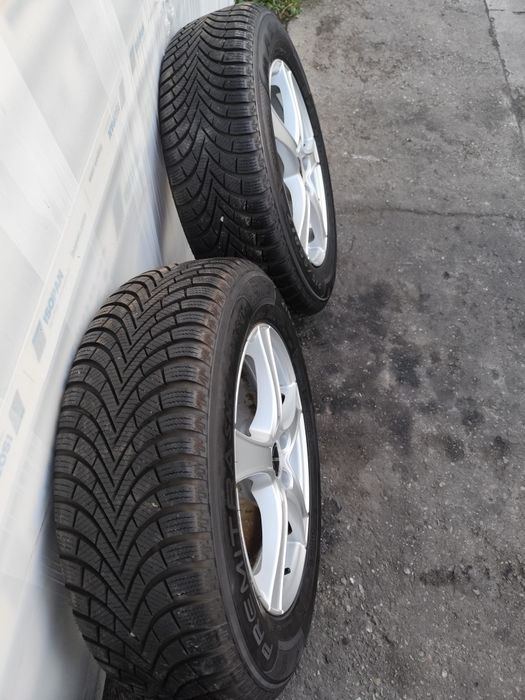 Jante 5×112 r17 Tiguan Skoda kodiaq karoq Borbet + anvelope 215 65 R17 iarna