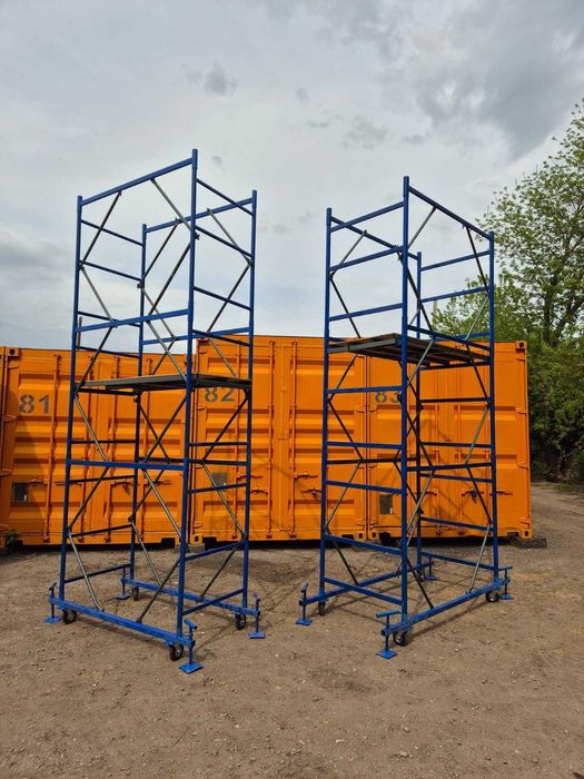 вышка тура, строительные леса, передвижная вышка