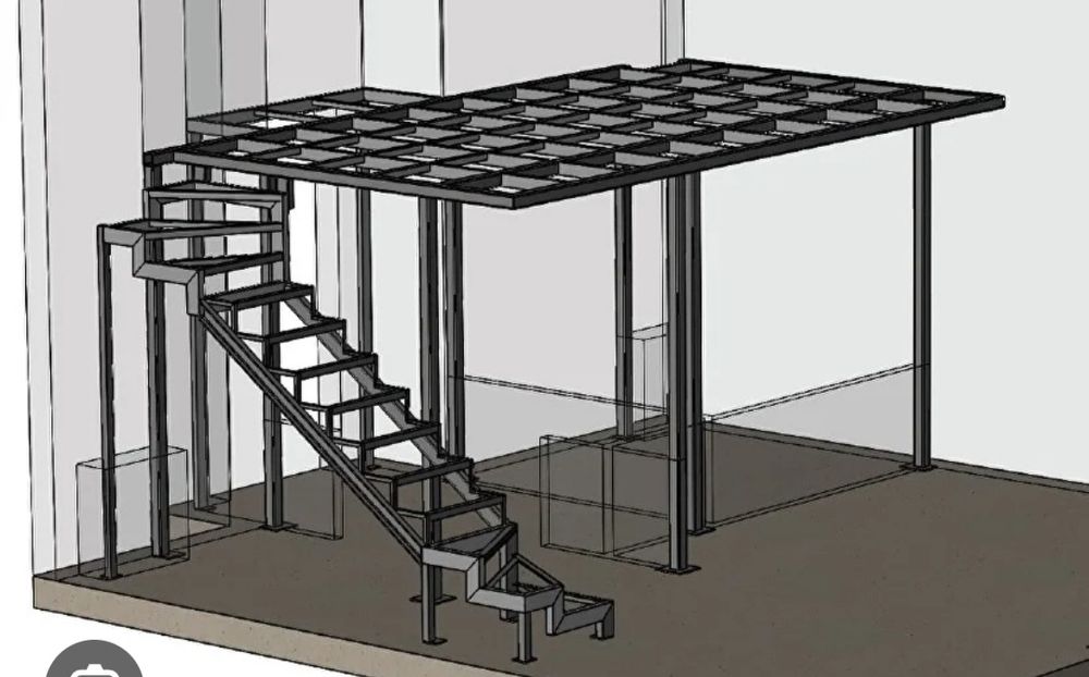Антресоль этаж сварка