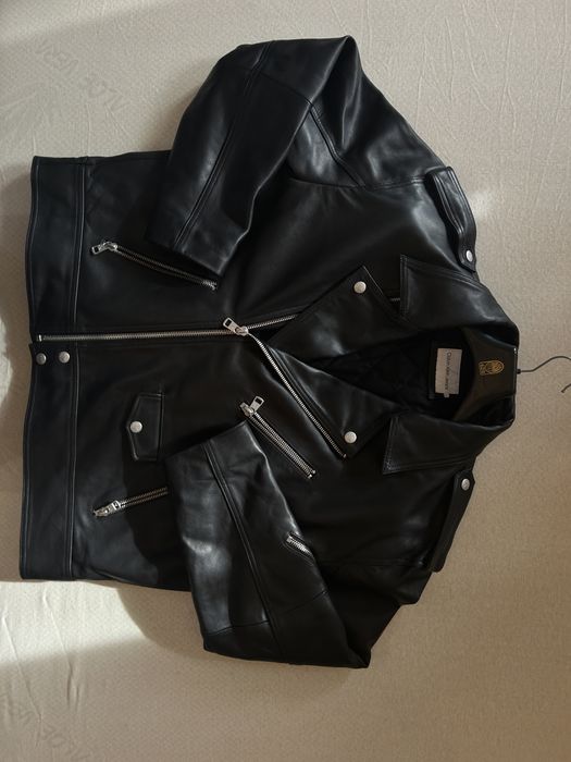 Geacă de piele Calvin Klein