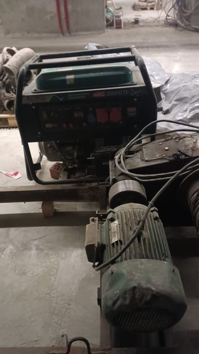 Лебедка Генератор протяжка кабеля