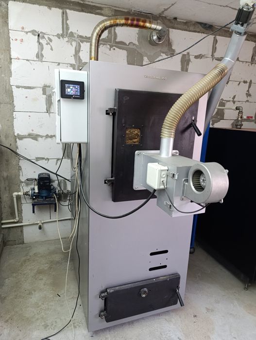 Centrala peleți Viessmann 100S. Putere 20kw-100kw