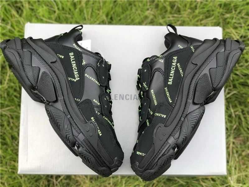 Balenciaga Triple S - Black/Dark Green/White