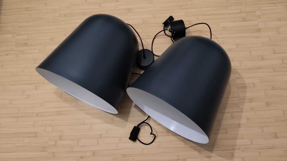 Set două lustre / candelabre clopot