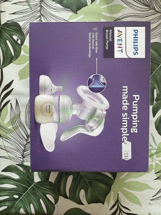 Ръчна помпа за кърма Philips Avent + подарък протектори за зърна