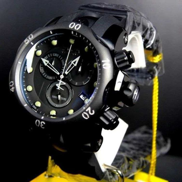 Часы 6051 Invicta Reserve Venom швейцария Swiss Ronda Z60, Black