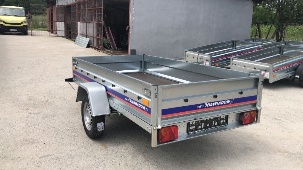 Remorca 750kg, Niewiadow BS-750 ( 263 cm X 132 cm), 1 axa, NOUA, OFERT