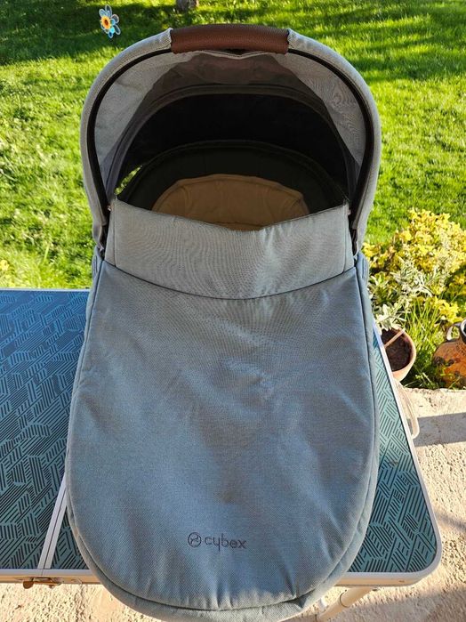 [Bucuresti] Landou Cybex Cot S Lux Sky Blue - compatibil Balios S Lux
