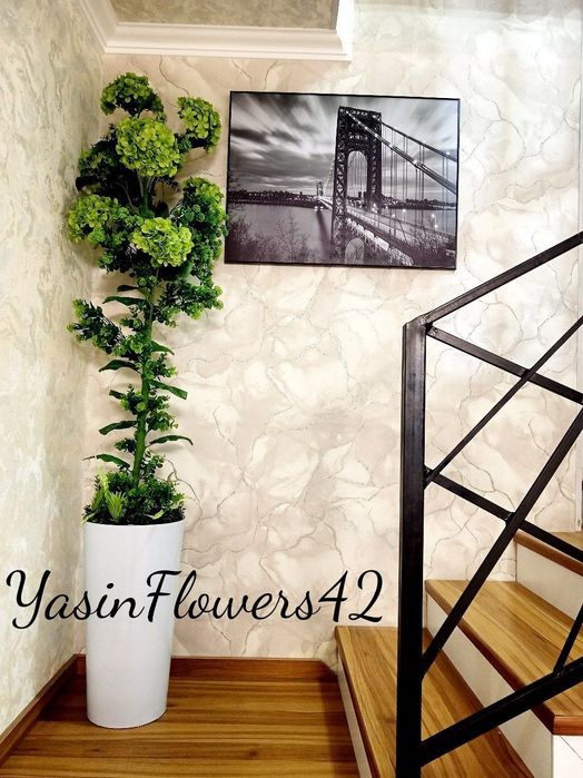 Суний гуллар. Искусственные цветы. Фито стена. Пано озеленения.