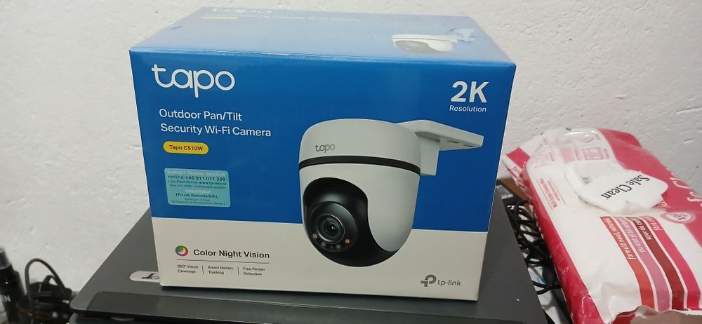 Cameră de exterior rotativă TP-Link Tapo C510W Noua/Sigilata