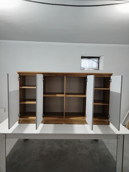 Комод 4 дверей 6 полки с ЛДСП