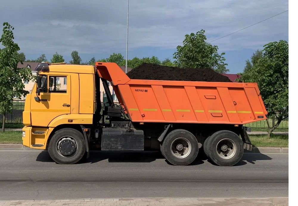 Сникерс Отсев Песок Щебень ПГС Глина Грунт КАМАЗ 15т