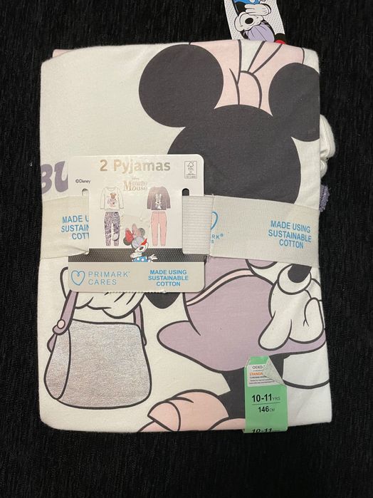 2 комплекта детска памучна пижама за момиче