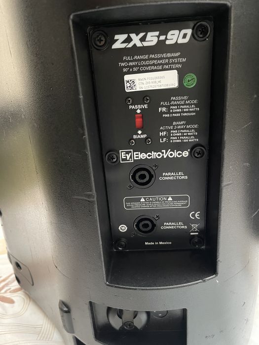 Electro-voice zx5-90 pasive